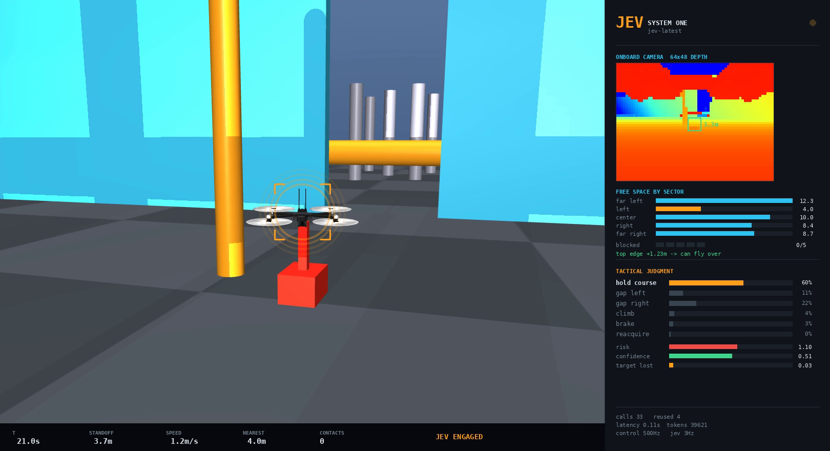 Jev Drone project shown in the JEV directory